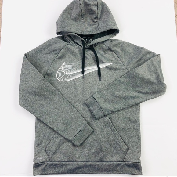 Nike Shirts | Nike Dri Fit Grey Hoodie 